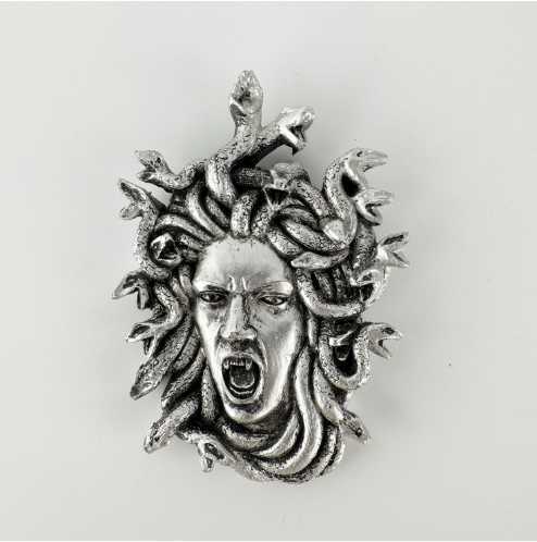 Snake hair snake head Greek head imitation ancient resin wall carved home decoration pendant w250414