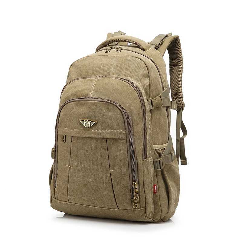Vintage Canvas 173/156 inch Laptop Backpack Zipper Rucksacks Travel Shoulder Mochila Notebook Schoolbags College School BagsW251113
