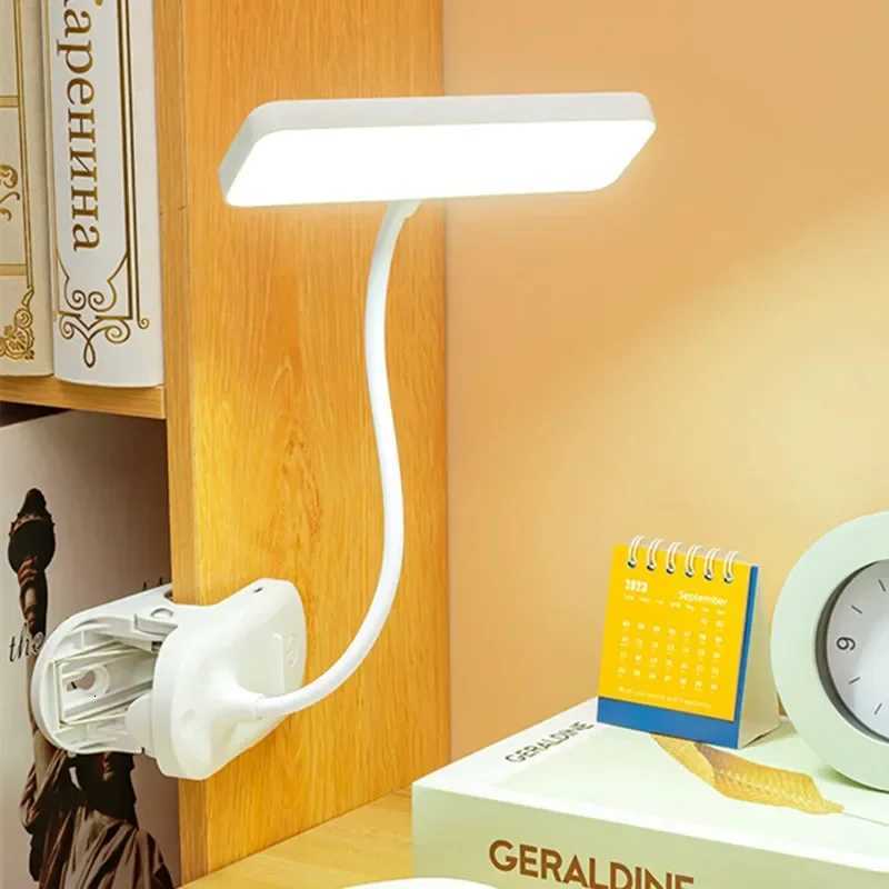 Table Lamp USB Rechargeable Desk Lamp Bed Reading Book Night Light LED 3 Modes Dimming Eye Protection Light Bedside Lamp M251114