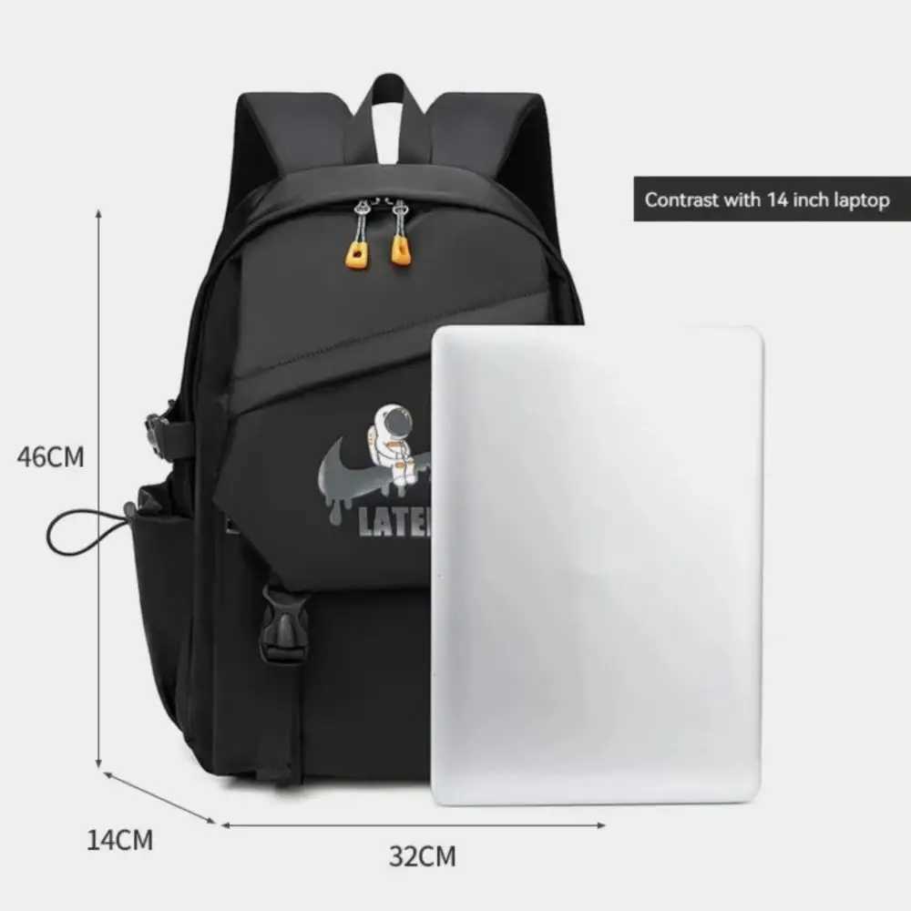 Co branded astronaut backpack mens leisure travel backpack middle school high school college student backpack computer bagW251113