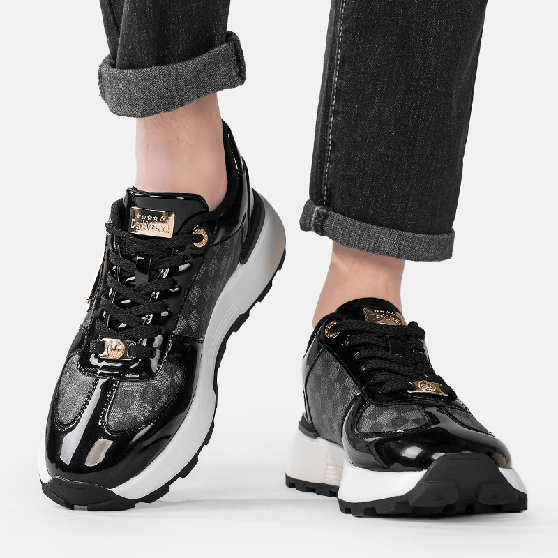 Designer Sneakers: Sequined Italian White Lace-Up Shoes for Men and Women (2024 Release)