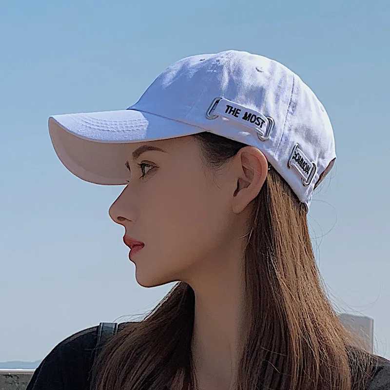 Leisure baseball sun hat summer fashion dad golf hat womens sun protection sun hat with ponytail hole W250414