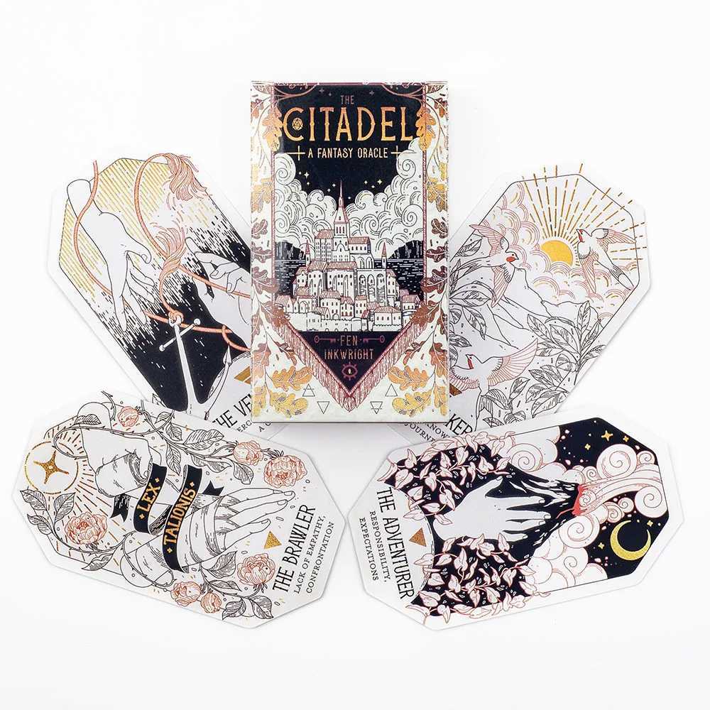 The Citadel A Fantasy Oracle Deeply Influenced By The Magical Elements Of Fantasy Literature And Tabletop Games Tarot 60Cards C251114