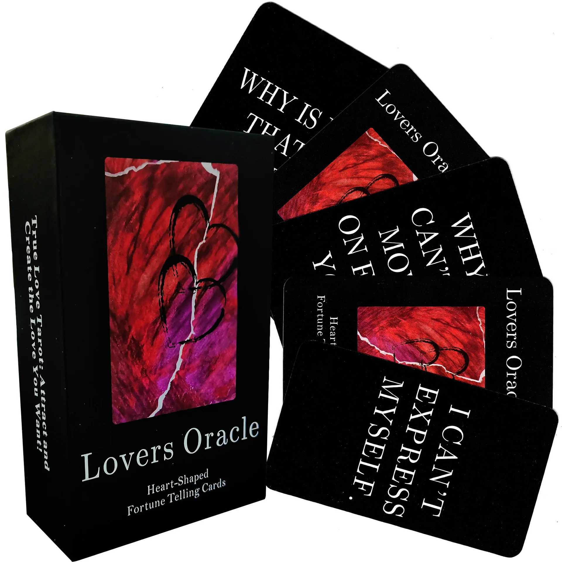 12x7cm Lovers Oracle cards High Quality Tarot Cards Dnd Deck Box board games C251114