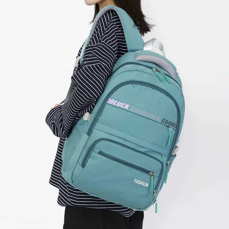 Womens Backpack Junior High School High Capacity Lightweight Wearable Backpack Adult Outdoor Travel Computer BagW251113
