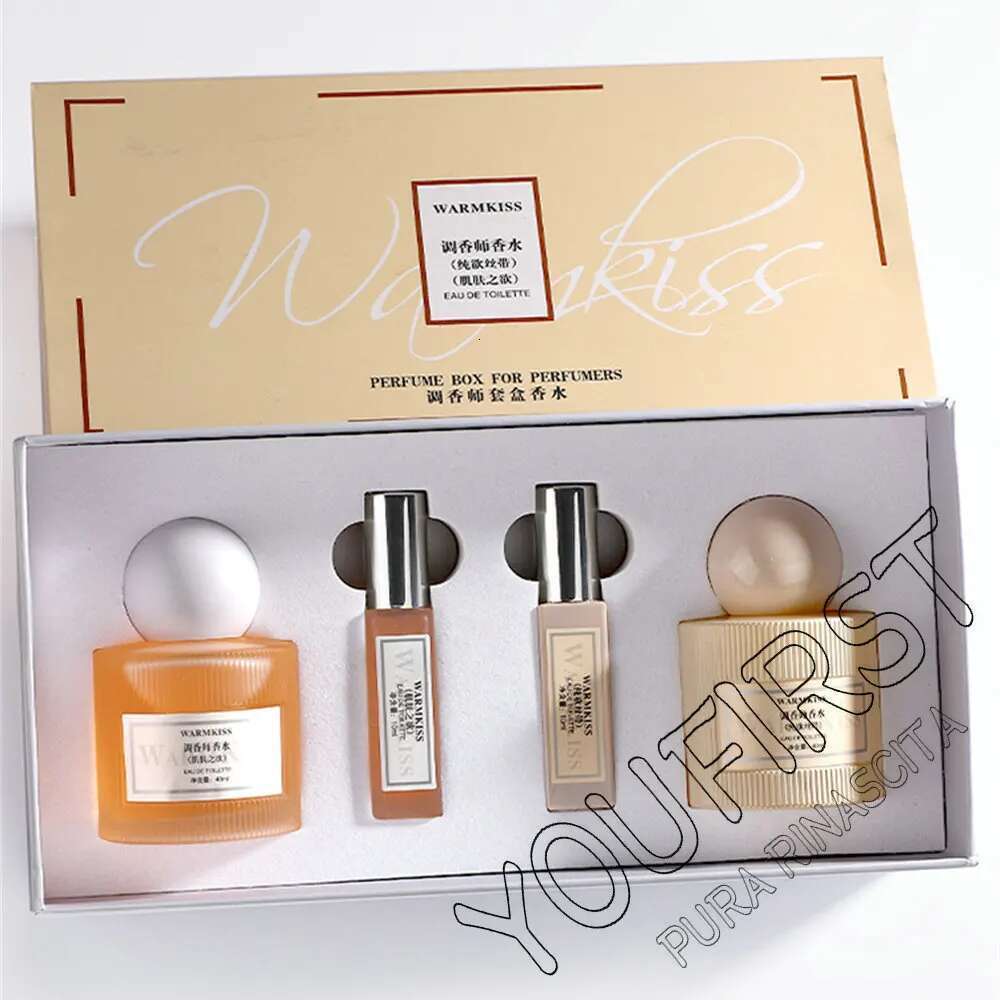 Original Brand Perfume Women 100Ml Pheromone Parfum Femme Gift Box 4Pcs Set Lasting Plant Ral Scent Profumo Donna For Date