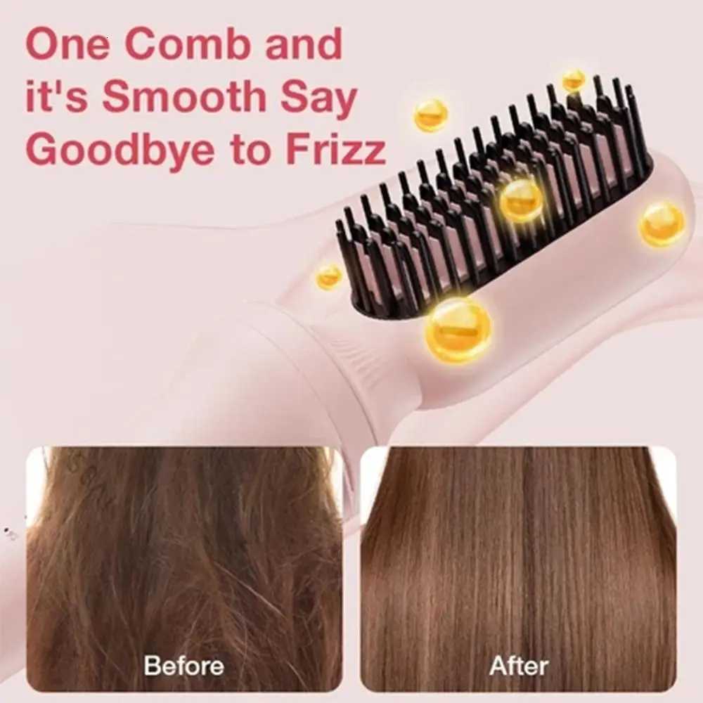 Ceramic Automatic Hair Curler Negative Ion 5-in-1 Egg Curler Anti-scald Automatic Curling Iron Hair Straightening Comb Hair CareT251114