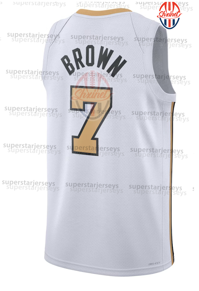 0 Jayson Tatum 2025-26 City Edition Personalize Basketball Jersey 33 Larry Bird 4 Jrue Holiday Brown 11 Payton Pritchard Shirt Stitched Custom