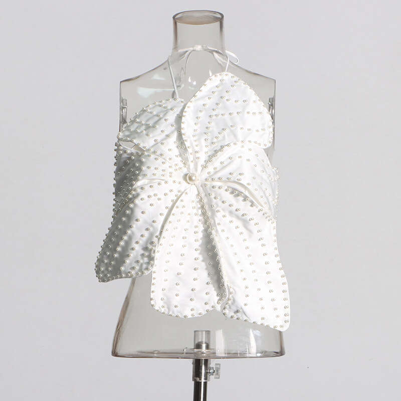 Women's Sexy Spicy Strapless Dress with Heavier Nail Bead Detailing - Spring 2025 Collection