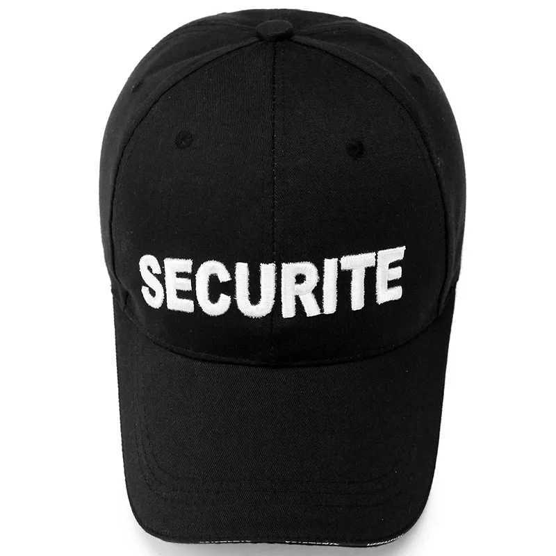 Safety baseball cap safety embroidery mens black baseball cap uniform cool cap mens safety helmet W250414