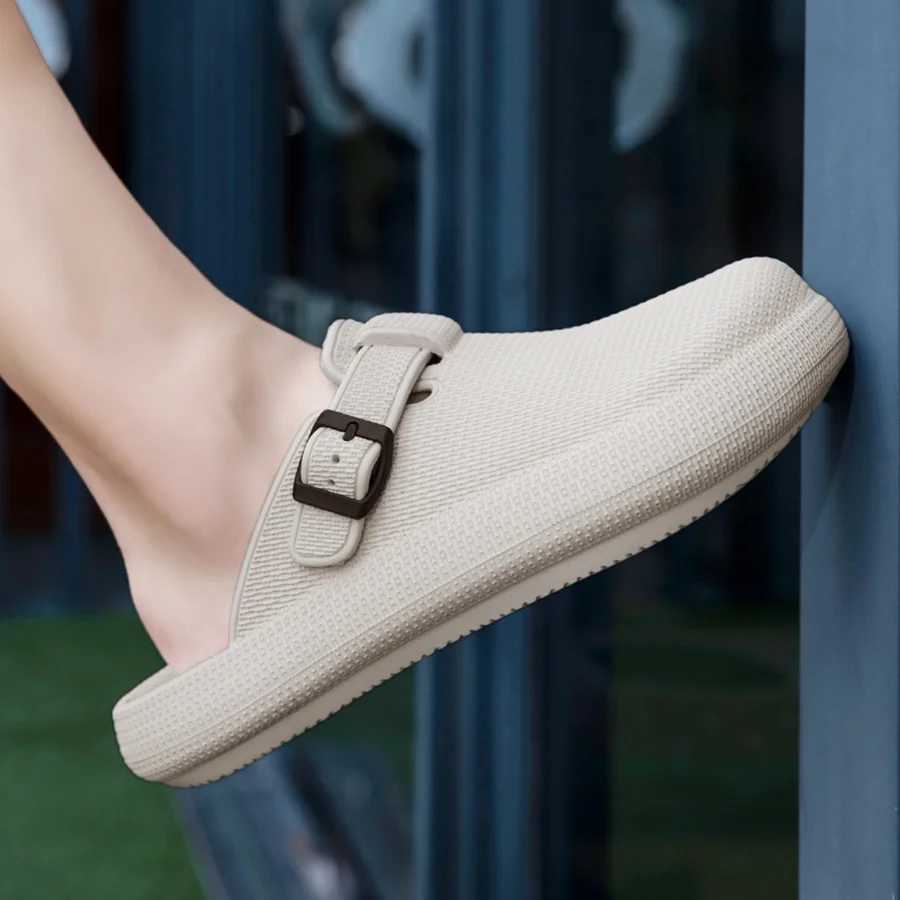 Summer beach slider mens 2025 summer mens outdoor slider mens casual half shoe W250414