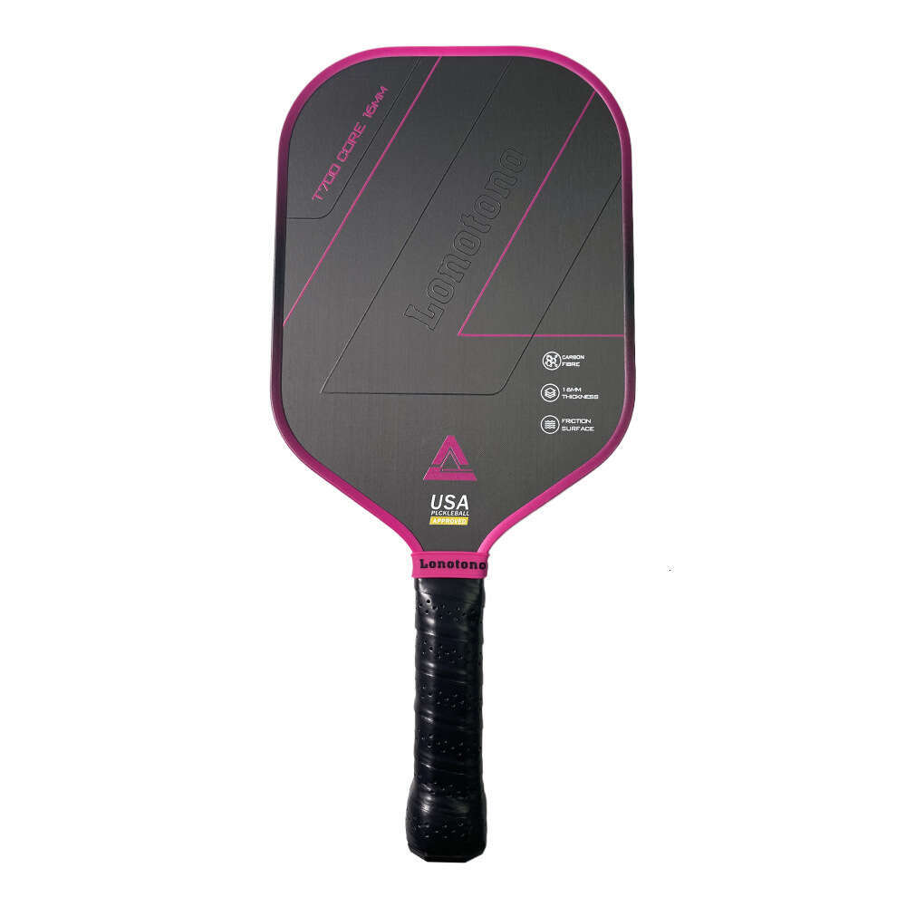 T700 carbon fiber hot pressed Pickle tennis racket is lightweight training and has a convenient feel for sports