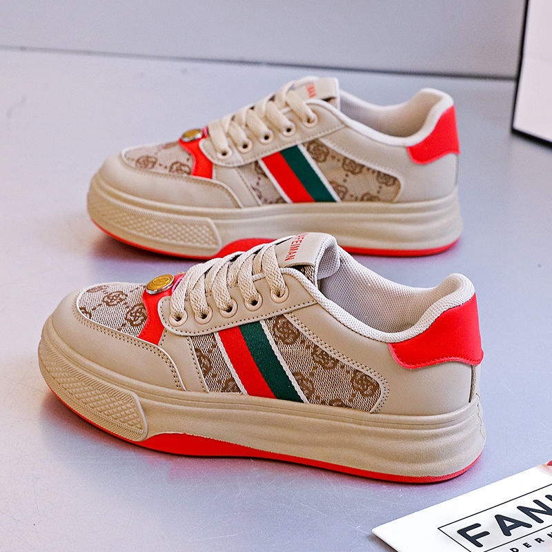 2025 new spring hot selling casual shoes women's fashion all-match trend sports casual shoes green red 36-40 free shipping