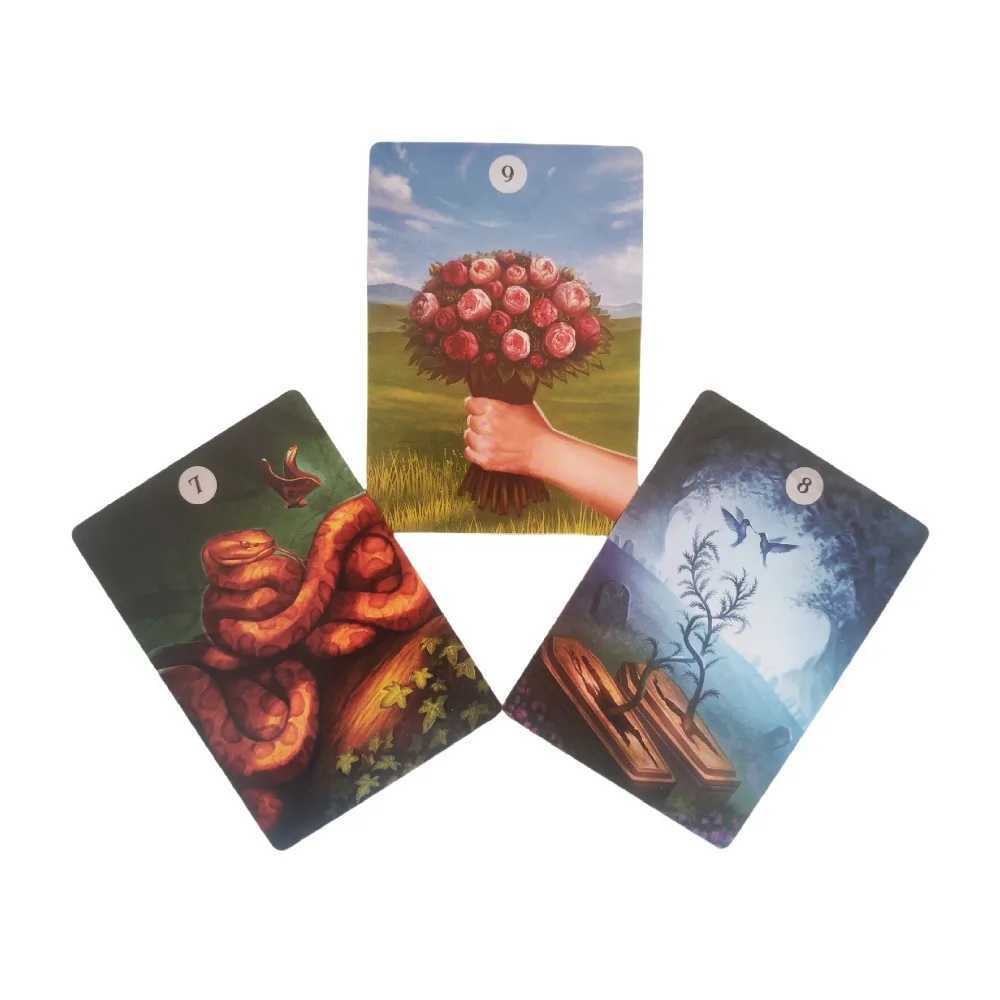 Herbs and Plants Lenormand Oracle Cards 36 Pcs Cards with Vivid Colors and Splendid Symbolism 10473cm C251114