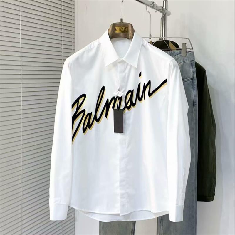 2025 Designer dress shirt Button Up Dress Shirt Formal Business Casual Long-sleeved Mens Shirts Breathable Long Sleeve Brand Fashion Casual shirt Clothing M-3XL A2