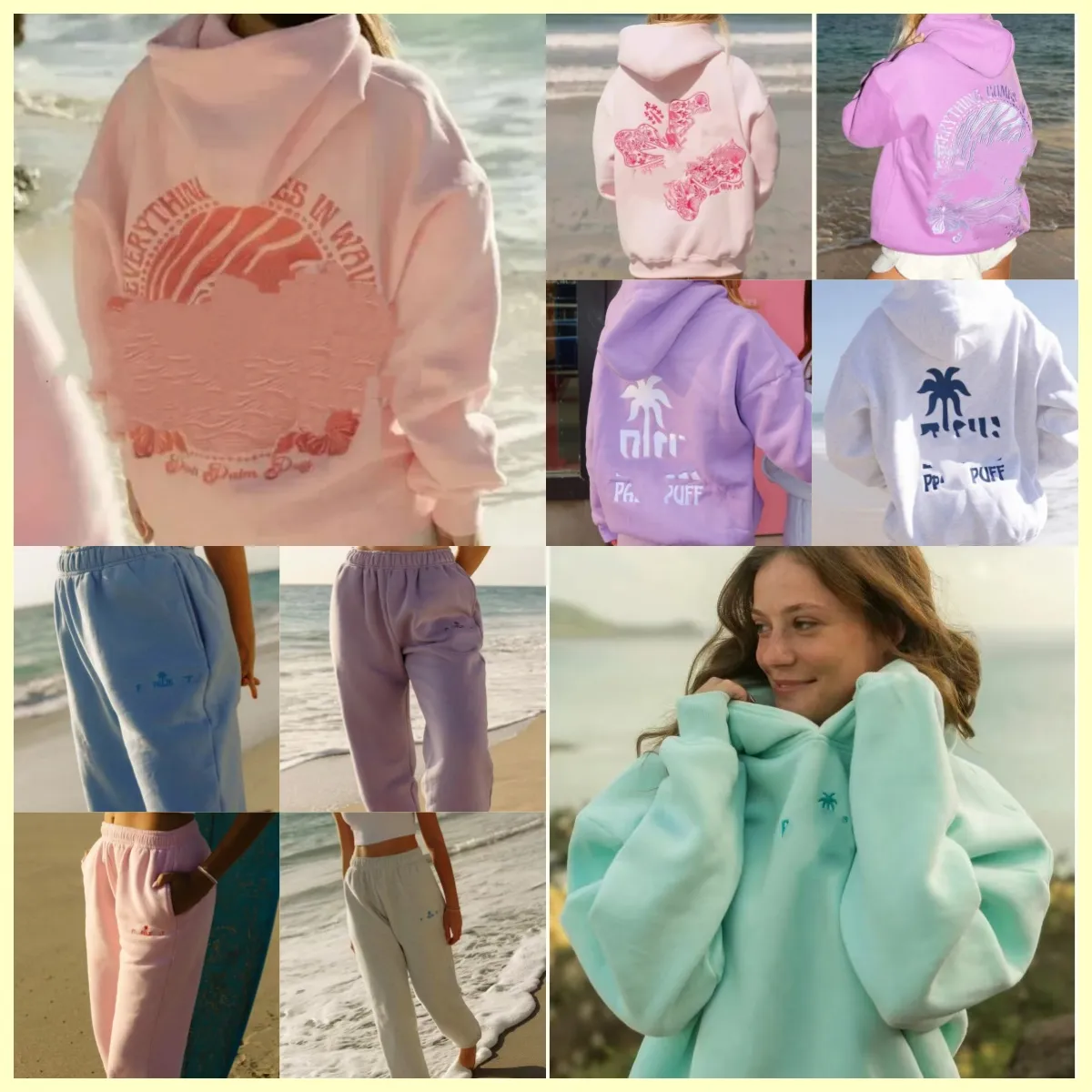 2026 new Pink Palm hoodies Designer Womens Pink Hoodie For Woman Embroidered Hooded Hoody Sweatshirt Streetwear Designer Hoodie Jacket Tracksuit Men Veste Coat