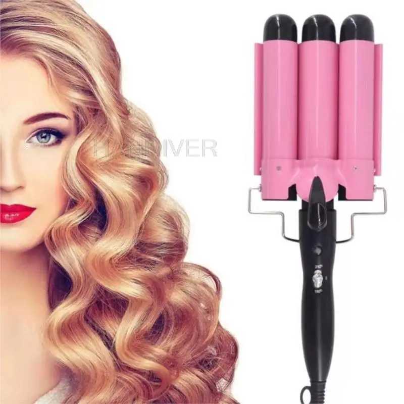 110V-220VKorean-style Egg Roll Hair Stick Water Ripple Wave Bubble Noodle Egg Roll Stick Lazy Curling Artifact Large Roll SplintT251114