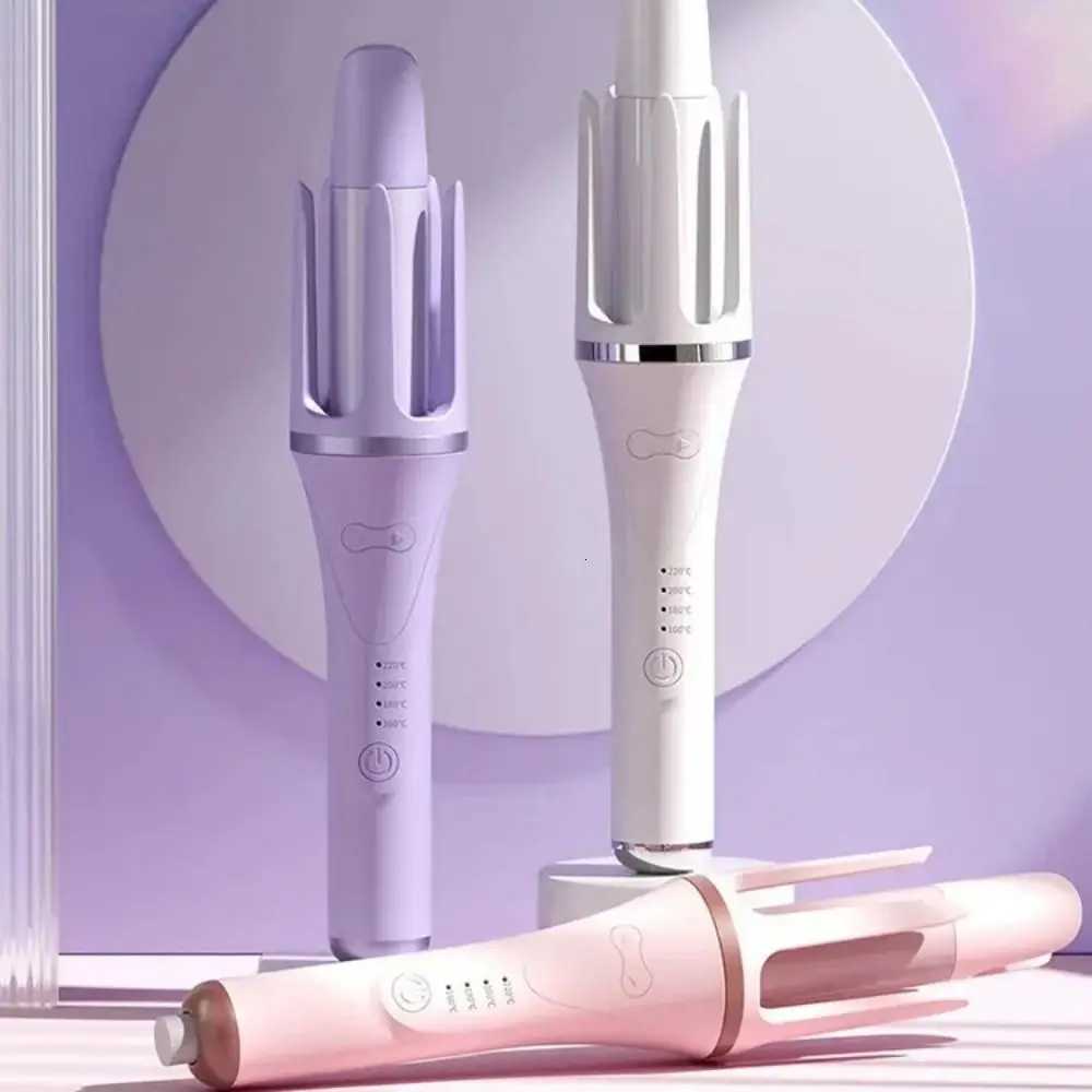 Anti-Scald Automatic Hair Curler Rotating Adjustable Gear Curling Iron Non Damaging Hair 32MM Hair Curling Machine DormitoryT251114