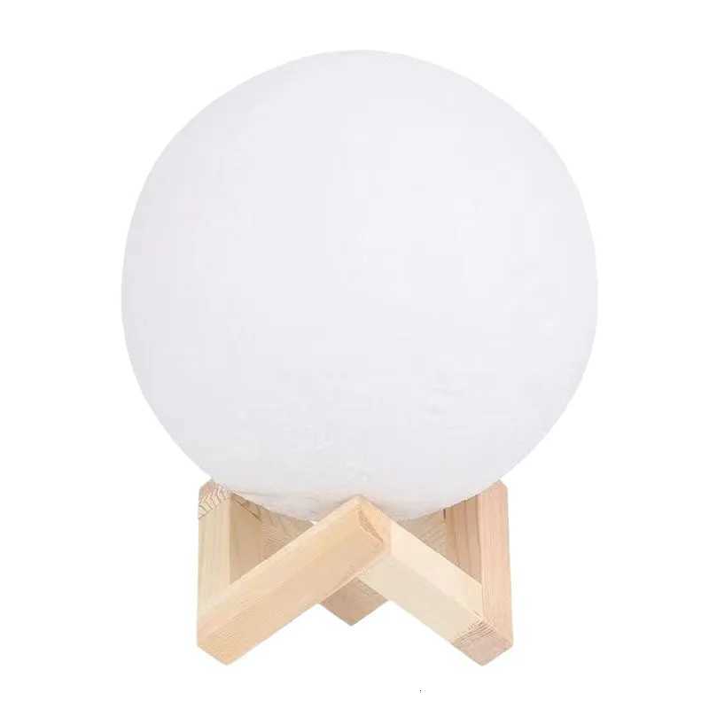 Newest 1/2/4PCS Moon Lamp LED Night Light Battery Powered with Stand Starry Lamp Bedroom Decor Night Lights Kids Gift Moon Lamp M251114