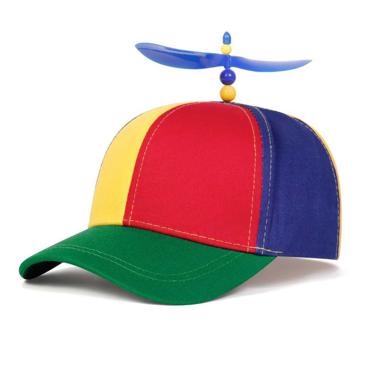 Personalized propeller baseball cap for children adjustable outdoor casual cap for spring and autumn travel sun protection cap for boys and girls W250