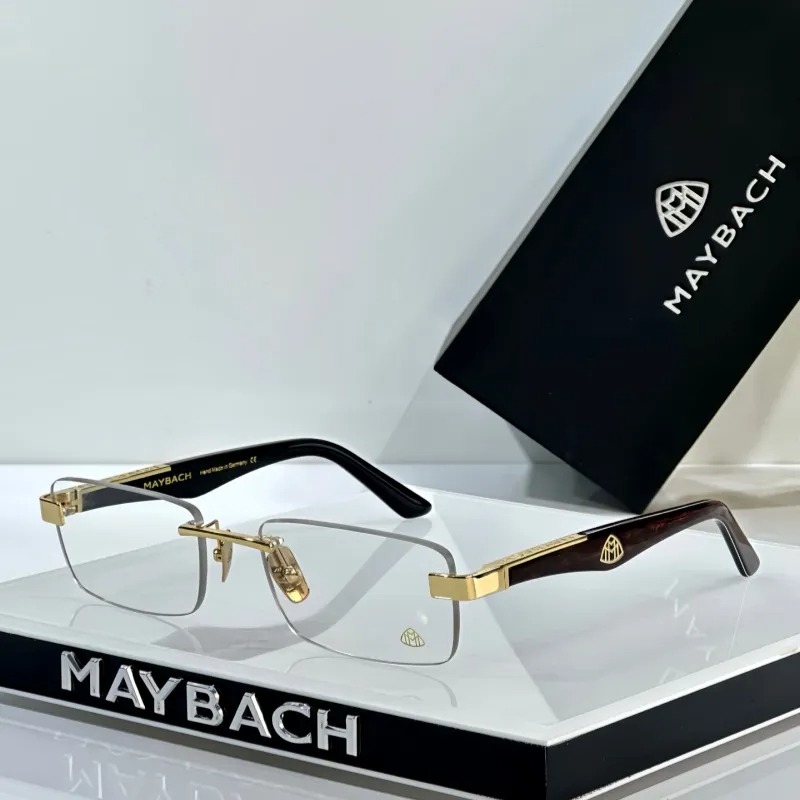 MAYBACH Luxurious Quality Designer Sunglasses for Men and Women Classic Goggle Beach Retro Lens Fashion Eyeglasses THE ARTIST III