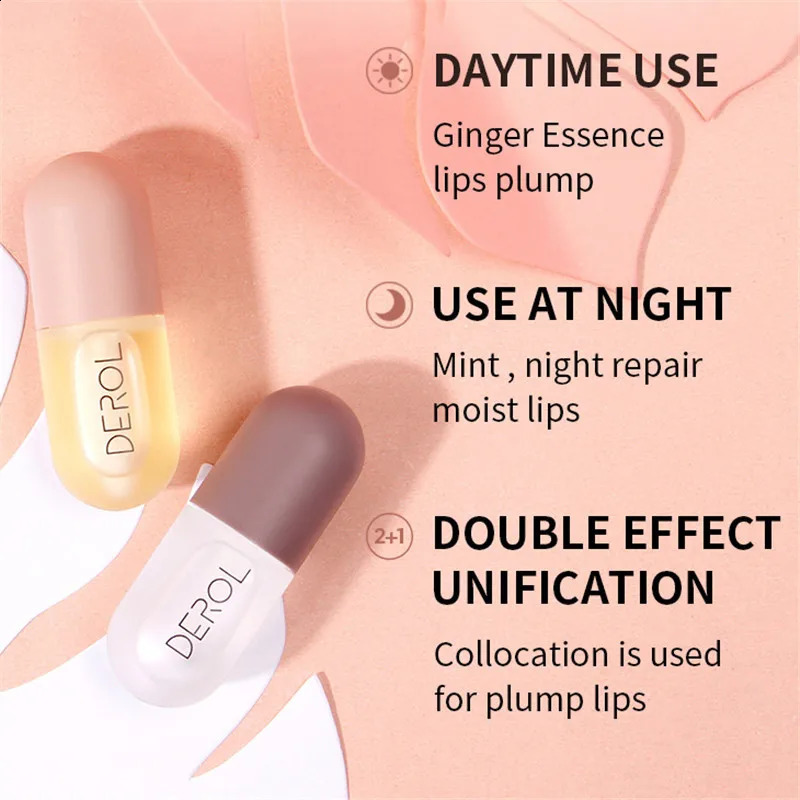 Day and night instant volume lip plumpness oil longlasting nourishment repair reduces fine line care sexy beauty cosmetics 250403