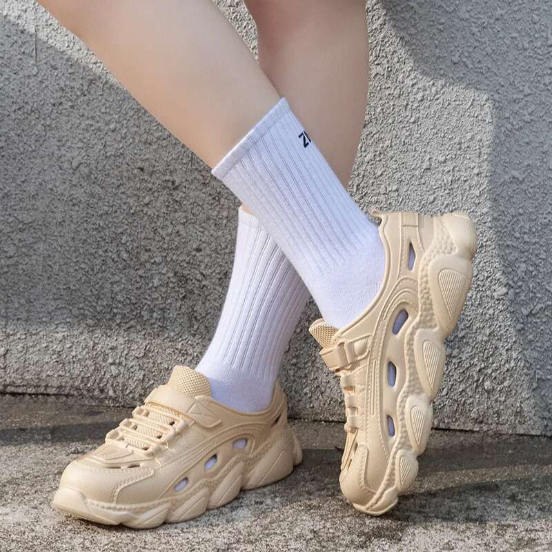 Men's NEW Trendy hot Eva Sandals Summer Man Outdoor Wear Thick Bottom Non-slip Breathable Cool Beach Shoes Men Fishing Waterproof