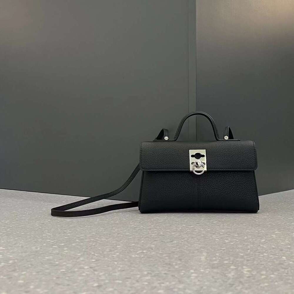 Women's Bags New top layer cowhide official document commuting niche high-end leather women's bag, hand-held crossbody bag