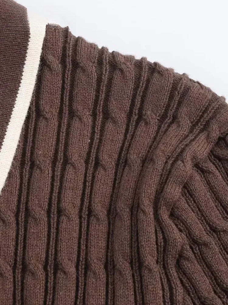 Designer womens dresses short skirt new short sleeved polo shirt collar knitted mini skirt Casual