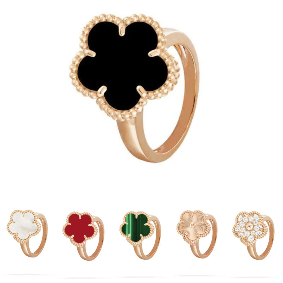 Anello Del Trifoglio Designer Di Gioielli Delle Donne Anello Di Cerimonia Nuzia…