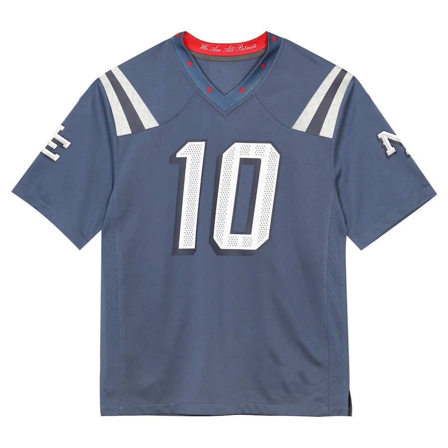 Custom Football Jersey Drake Maye Stefon Diggs Christian Gonzalez 12 Brady Mike Vrabel New Arrivals S-XXXL