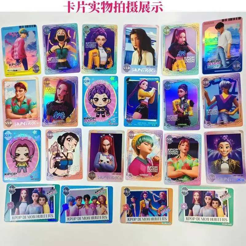 K-Pop x Demon Hunters Joint Series Rare Anime Character Collection Cards Blind Box - Exquisite Game Peripheral Toys C251114