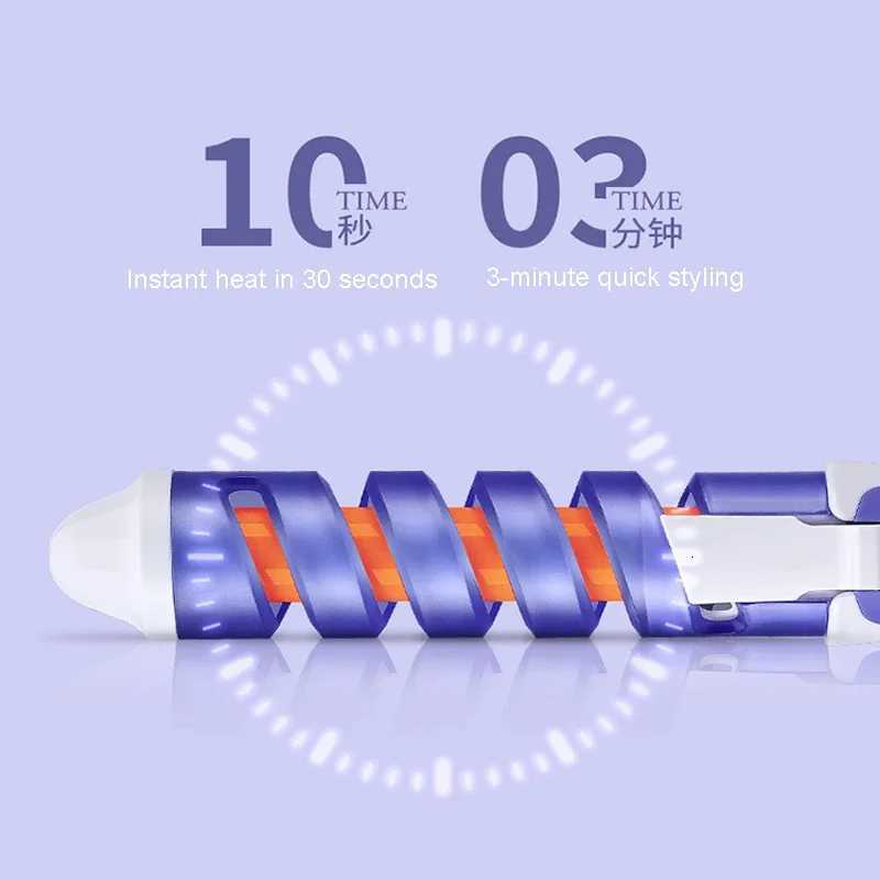 Magic Spiral Curling Iron Electric Hair curler Home Fast Heating Ceramic Curler Hair Styling Portable automatic rotatingT251114