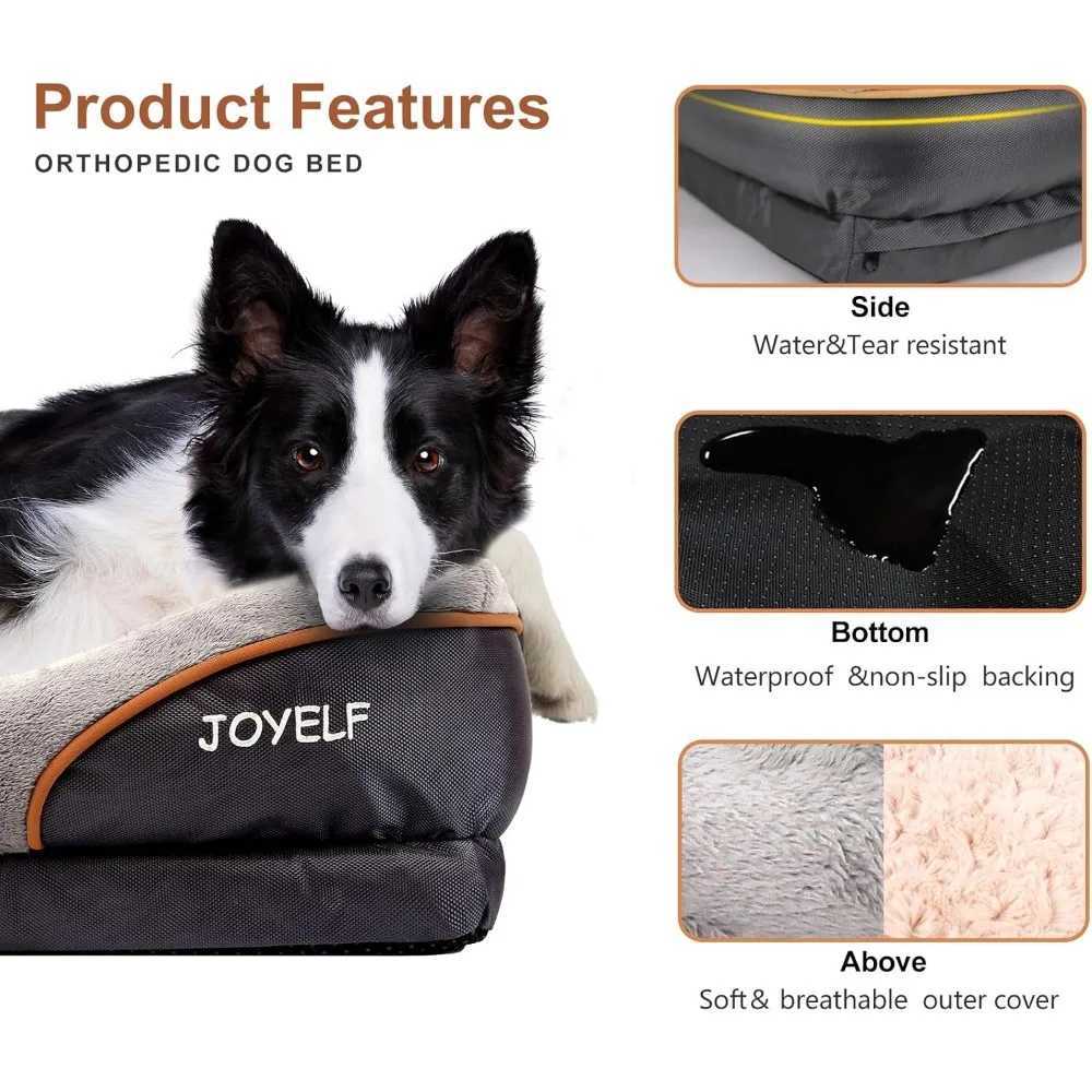 X-Large memory foam dog bed orthodontic dog bed and sofa with removable and washable cover suitable for large dogs X250412