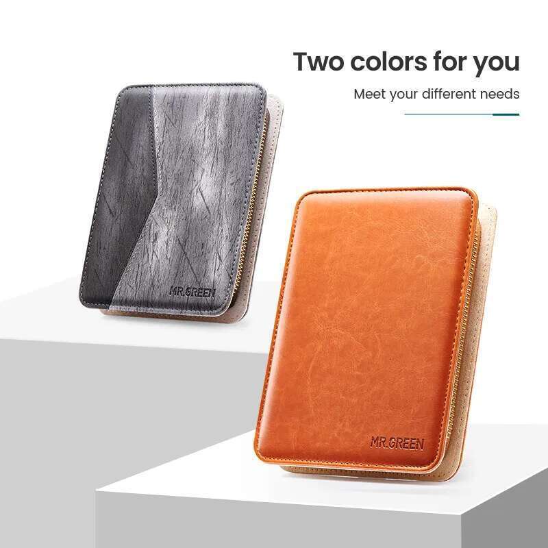 Mr.Green Manicure Set With Leather Case 7 In 1 Professional Foot And Face Care Tool Kits Stainless Steel Nail Clipper Sets Gift