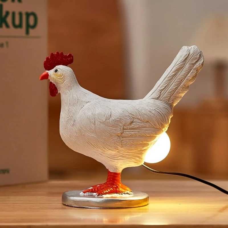 Decorative Night Lights Simulated Animal Funny Easter Home Decor Party Carnival Chicken Lamp Chick Night Light Ornaments M251114