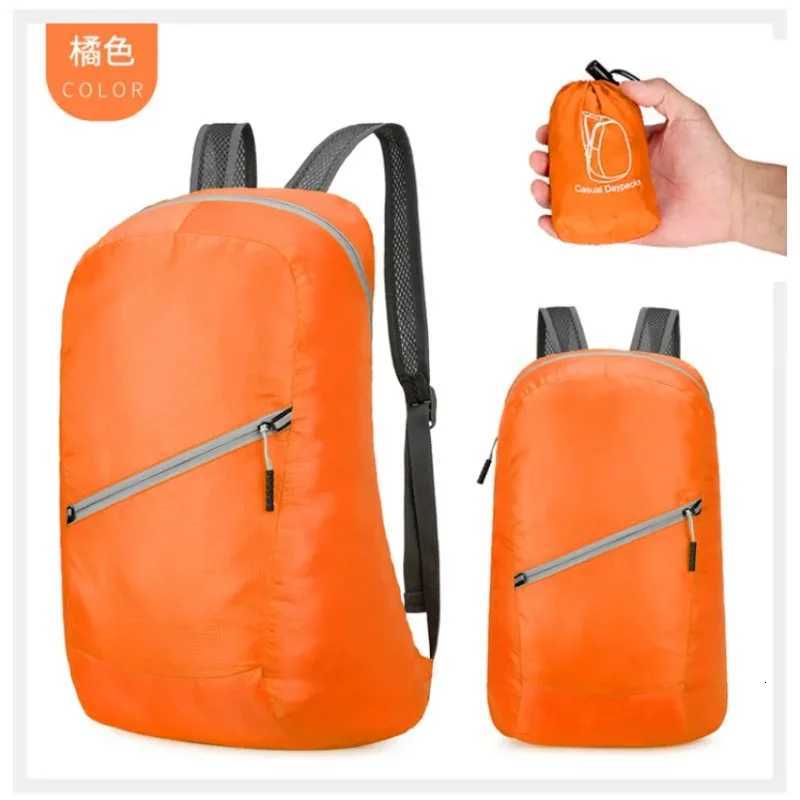 Large Capacity Waterproof Camping Backpack Travel Hiking Bag Lightweight Foldable Rucksack Durable Outdoor Sport Rain Cover BagsW251113