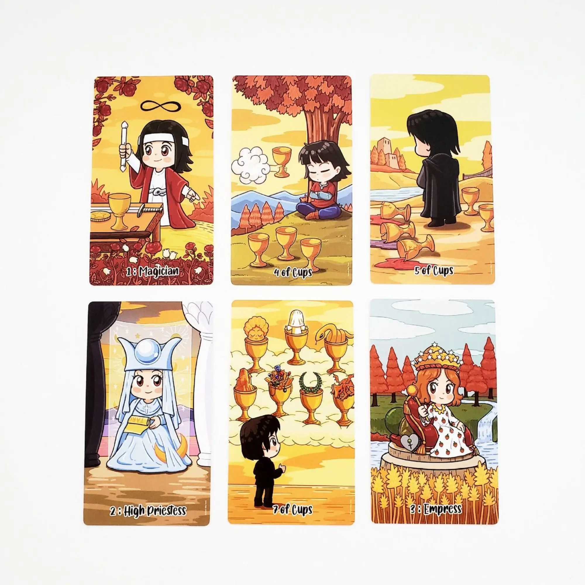 Autumn Miss Tarot Fortune-telling Cards 12x7cm Tarot Cards Party Deck Supplies English Version Board Game Party Playing Cards C251114