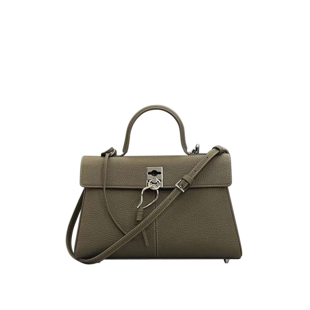 Women's Bags New top layer cowhide official document commuting niche high-end leather women's bag, hand-held crossbody bag