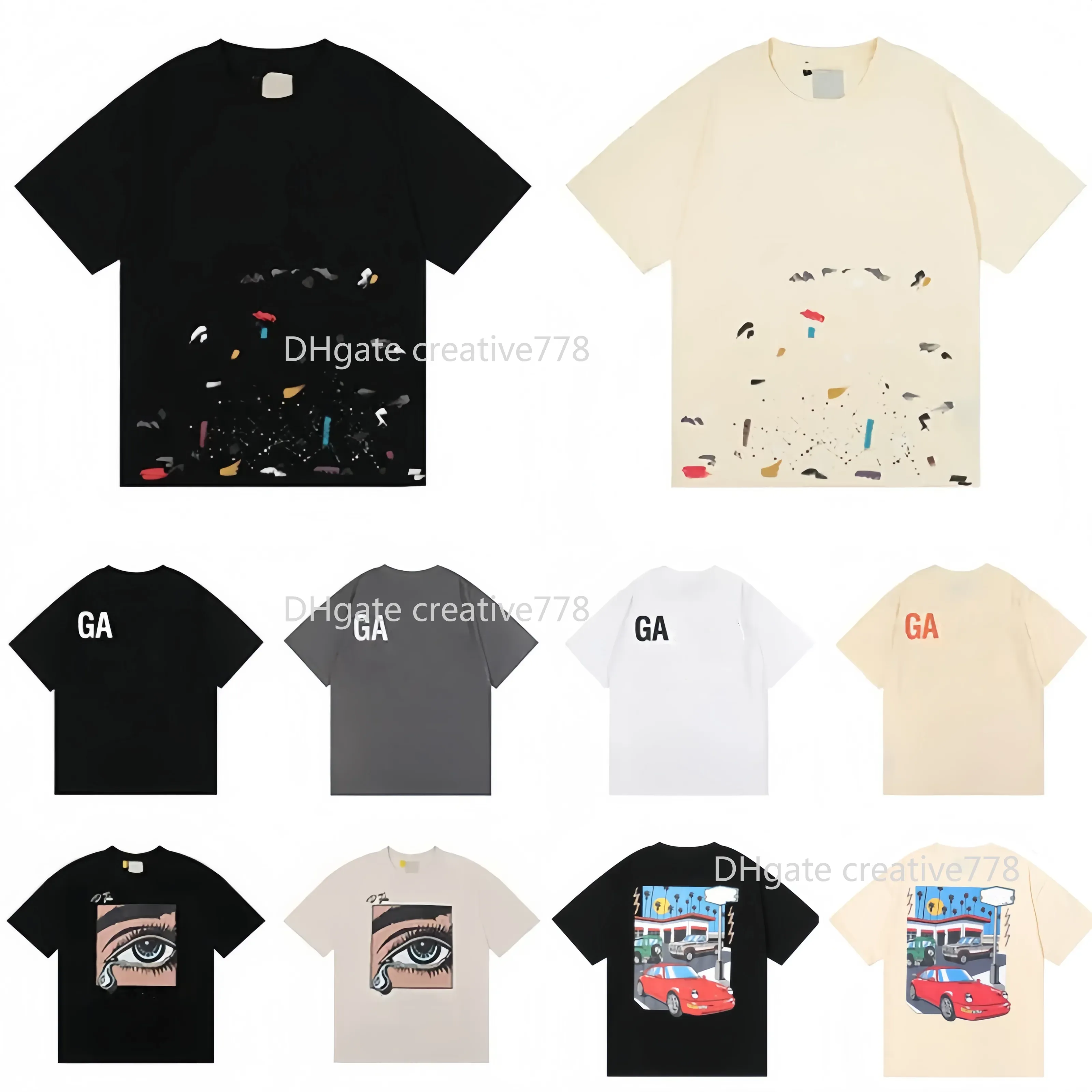 Mens Designer T Shirt Mens Graffiti Cotton Shirt Tees Summer Round Neck T Shirt Letter Printing Casual High Street Shirt Man Clothing Streetwear Shorts Sleeve