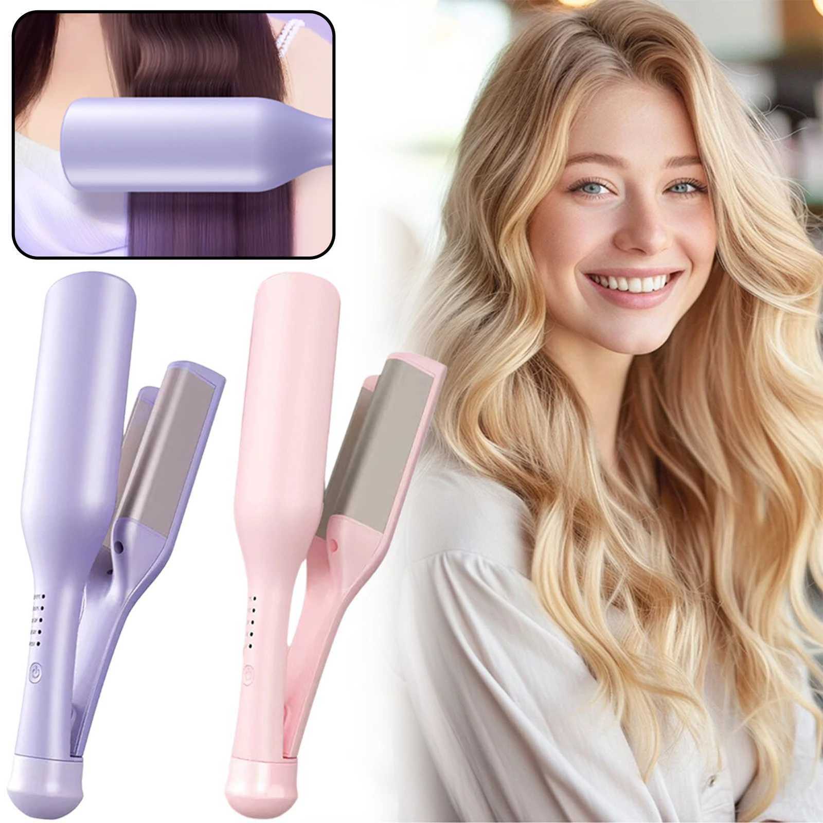 Professional Hair Styling Tool For Loose Waves Fast Heating Wireless Hair Curler Wand For Home TravelT251114
