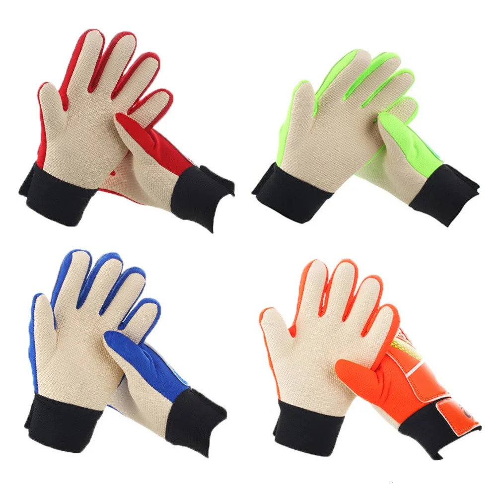 Kids soccer goalkeeper gloves guantes de portero for children 516 years old soft riding scooters sp 251114