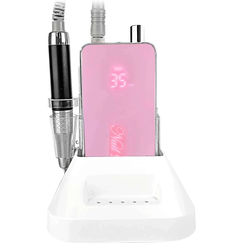 IBELIEVE 80W Low Vibration Drill Hine 35000Rpm Wireless Polish Sander Rechargeable Professional Nail Efile Brushlestp322