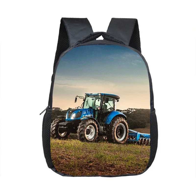 Playful Play with Farm Tractor Backpack Kindergarten Schoolbag baby Toddler Book Bags GiftW251113