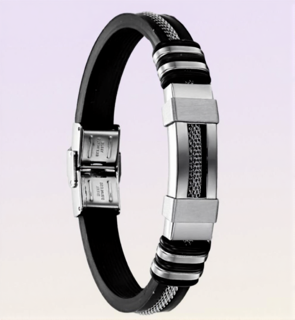 OPK jewelry street fashion gift simple and generous versatile silicone bracelet