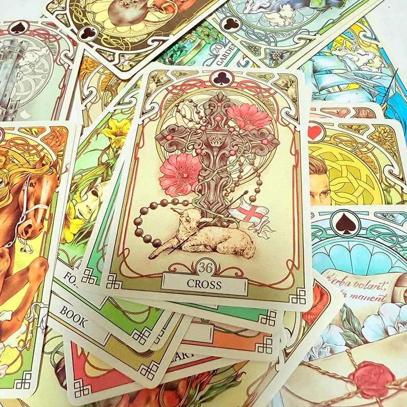 Romantic Lenormand Oracle Cards A 37 Deck English Version Board Playing Games Oracle Cards for Party Entertainment C251114