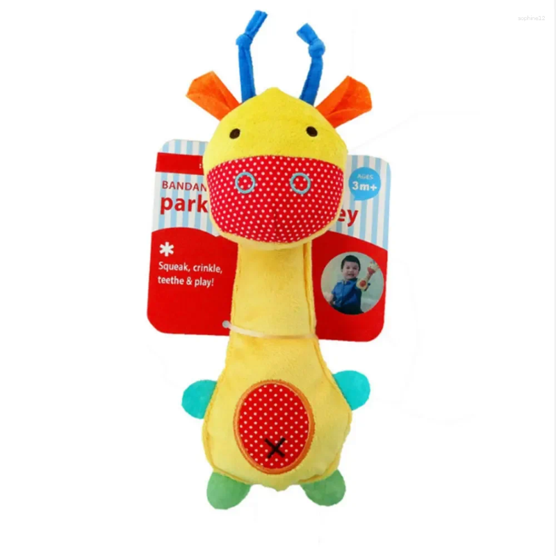 Pet Dog Toy Cartoon Animal Bite Resistant Squeak Puppy Chew Tooth Cleaning Interactive Supplies