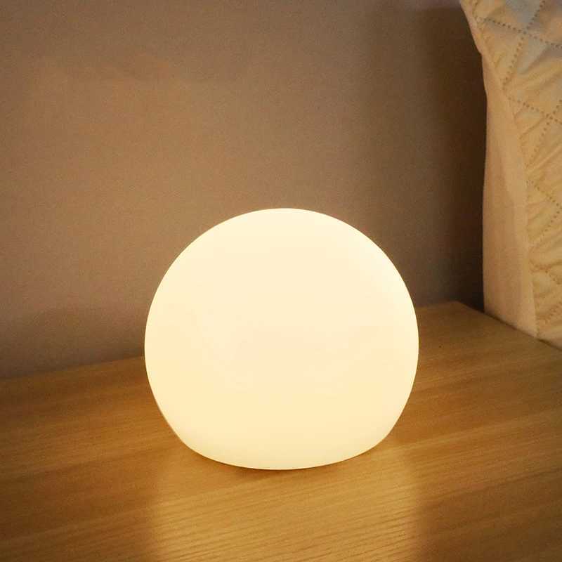 LED Ball Lamp Luminous Globe Light Tricolor or RGB Dimmable USB Rechargebale/AC Powered for Home Decor Bedroom Foyer Living Room M251114