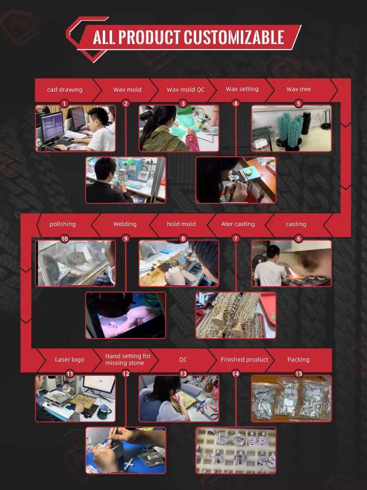 Custom Hiphop Iced Out Grillz Top 8 Bottom 8 925 Sterling SilverDiamond Teeth VVS Moissanite Grillz