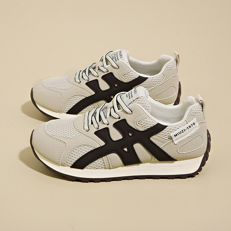 Free shipping lightweight comfortable non-slip running shoes women's spring new breathable casual sports shoes Forrest Gump shoes 2025